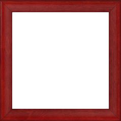 Cadre bois profil arrondi en pente plongeant largeur 2.4cm couleur rouge cerise finition vernis brillant,veine du bois  apparent (pin) , - 61x46