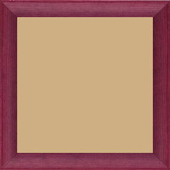 Cadre bois profil arrondi en pente plongeant largeur 2.4cm couleur rose fushia  finition vernis brillant,veine du bois  apparent (pin) , - 59.4x84.1