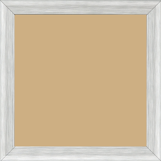 Cadre bois profil incurvé largeur 2.1cm couleur gris effet blanchi - 61x46