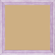 Cadre bois profil incurvé largeur 2.1cm couleur violet effet blanchi