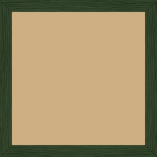 Cadre bois profil plat largeur 1.7cm couleur vert foncé veiné - 34x46