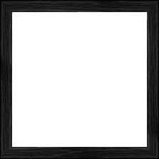 Cadre bois profil plat largeur 1.7cm couleur noir veiné - 50x60