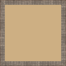 Cadre bois profil plat effet cube largeur 1.6cm couleur plomb effet cannelé - 61x46