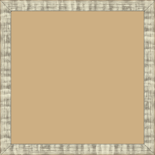Cadre bois profil plat effet cube largeur 1.6cm couleur argent chaud effet cannelé - 28x34