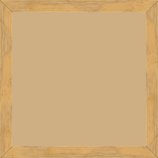Cadre bois profil plat largeur 1.7cm couleur finition marron clair veiné - 61x46