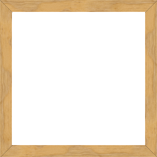 Cadre bois profil plat largeur 1.7cm couleur finition marron clair veiné - 25x60