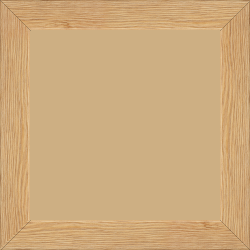 Cadre bois profil plat largeur 3cm , couleur marron clair (veines du bois apparentes , essence du bois : pin )