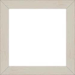 Cadre bois profil plat largeur 3cm , couleur gris clair (veines du bois apparentes , essence du bois : pin ) - 25x60