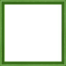 Cadre bois profil arrondi largeur 1.5cm couleur vert laqué - 46x33