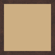 Cadre bois profil plat largeur 1.6cm couleur palissandre satiné - 55x38
