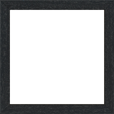 Cadre bois profil plat largeur 2cm hauteur 3.3cm couleur noir satiné (aussi appelé cache clou) - 61x50