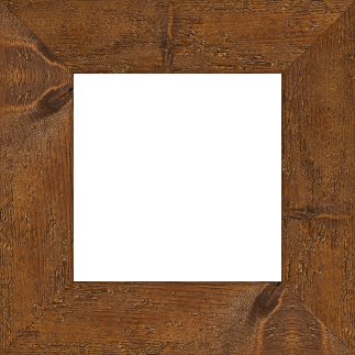 Cadre bois profil plat largeur 6.7cm couleur marron foncé finition aspect vieilli antique - 33x95